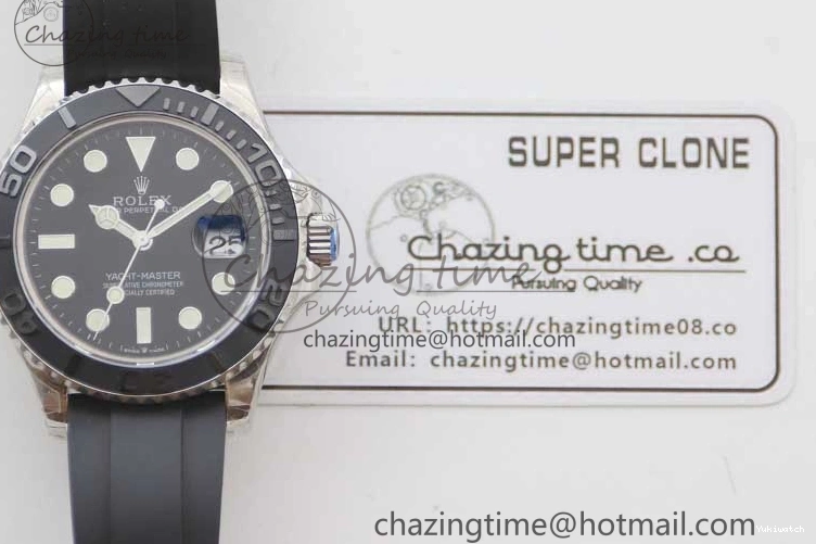 42mm Ceramic VR3235 Black on Strap Bezel 226659 1:1 TWA Oysterflex Best 3D Edition Yacht-Master 0226